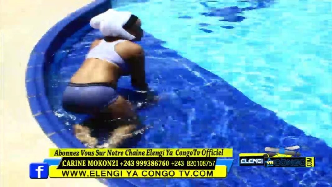 Télé Réalité: Carine Mokonzi Azo Dondwa Na Piscine Botala Niveau Ya Nage Elekeli Batu