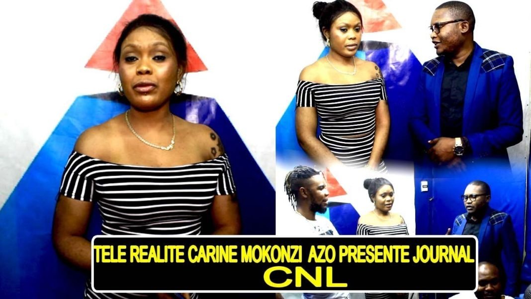Télé Réalité: Carine Mokonzi akomi présentatrice ya Journal CNL pour la première fois atangi kombo ya Werrason na journal