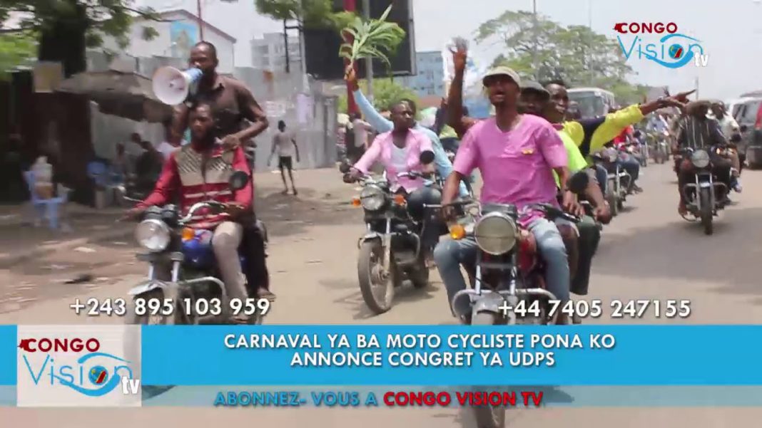 Carnaval ya ba motocyclistes (WEWA) pona ko annoncer congrès ya UDPS Carnaval ya ba motocyclistes (WEWA) pona ko annoncer congrès ya UDPS