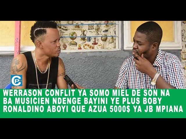 Yves Ipan reçoit Bobby Ronaldinho, musicien de Wenge Musica MM de Werrason