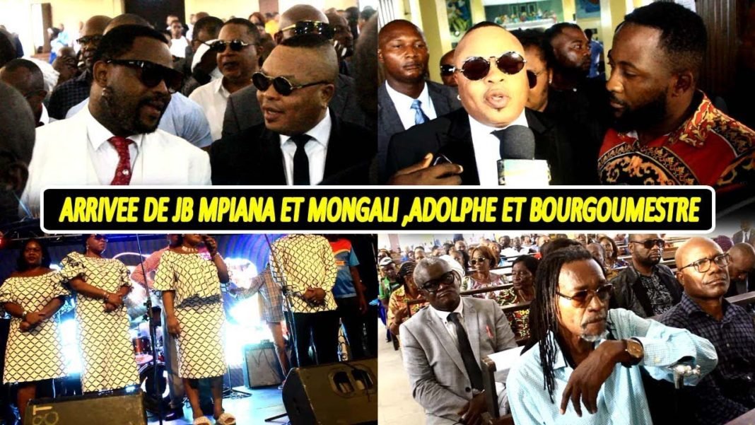 Arrivée de JB Mpiana et Mongali na Messe ya 2 ans ya Papa Wemba. Maman Amazone…