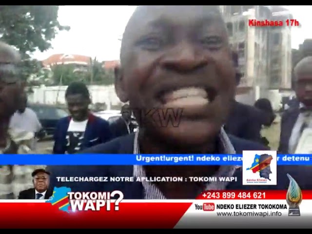Arrestation de Ndeko Eliezer, Daniel Nsafu aleli epesi mawa Arrestation de Ndeko Eliezer, Daniel Nsafu aleli epesi mawa