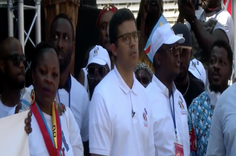 MARCHE ANTI KABILA : Sindika DOKOLO et les Congolais Debout défient la ...