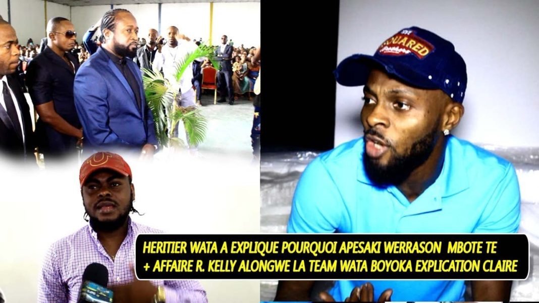 Exclusivité : Héritier Watanabe explique pourquoi apesaki Werrason mbote te + Affaire R.Kelly alongwe?