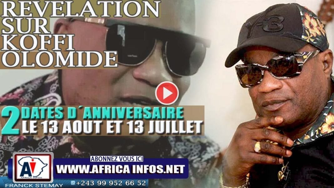 Ko kamua : Nzoka Koffi Olomide azalaka na 2 dates de naissances, Boyoka ba révélations