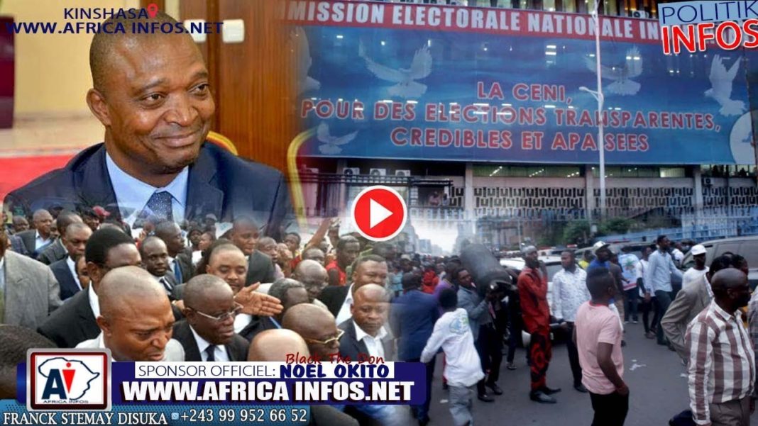 VIDEO. Botala makambu ba jeunes ya Kinshasa basali na dépôt ya candidature ya Dauphin ya Kabila, Shadary VIDEO. Botala makambu ba jeunes ya Kinshasa basali na dépôt ya candidature ya Dauphin ya Kabila, Shadary