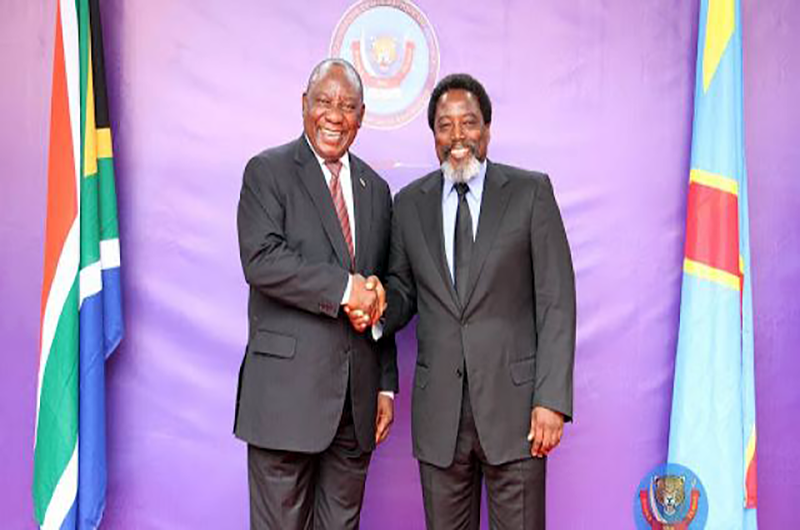 Elections en RDC : Cyril Ramaphosa félicite Joseph Kabila d’avoir respecté la constitution Elections en RDC : Cyril Ramaphosa félicite Joseph Kabila d’avoir respecté la constitution