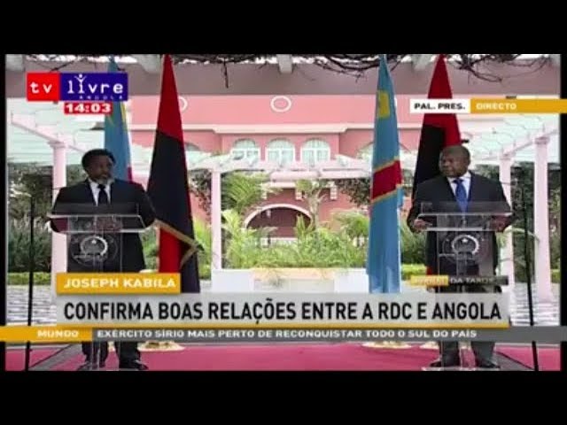 VIDEO. Suivez le message de Joseph Kabila face à João Lourenço en angola VIDEO. Suivez le message de Joseph Kabila face à João Lourenço en angola