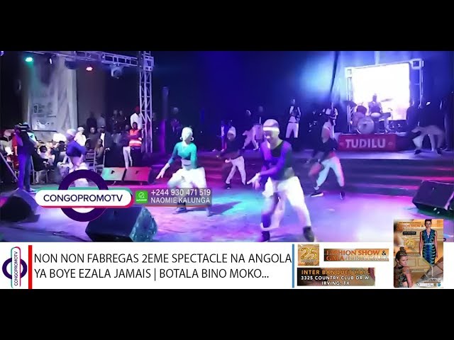 Fabregas le métis noir fait la fierté de son père Werrason en Angola. Concert plein à craquer Fabregas le métis noir fait la fierté de son père Werrason en Angola. Concert plein à craquer