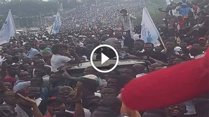 VIDEO. Arrivée de Félix Tshisekedi et de Vital Kamerhe au siège de l’Udps cette nuit