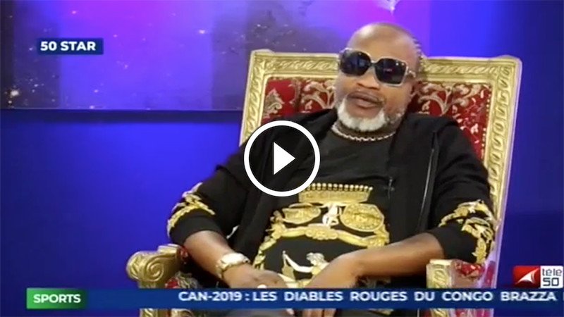 Koffi Olomide sur Télé 50 face à Fanfan NSUMPI de 50 STAR