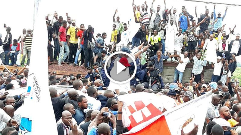 La vidéo de l’arrivée de Félix Tshisekedi et Vital Kamerhe à Kinshasa