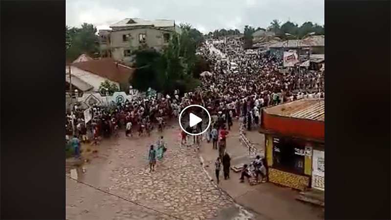 VIDEO. Retour de Felix Tshisekedi et Vital Kamerhe : A Mbuji Mayi mobilisation spontanée de la Population