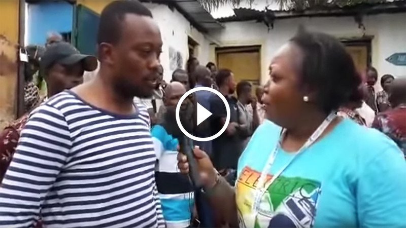 VIDEO. Problème dans un bureau de vote de Delvaux dans la ville de Kinshasa