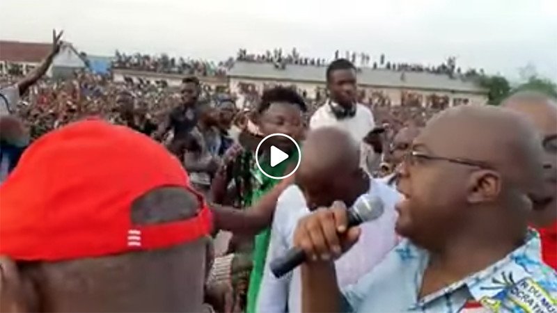 VIDEO. Félix Tshisekedi et Vital Kamerhe en meeting devant une foule immense à Tshikapa