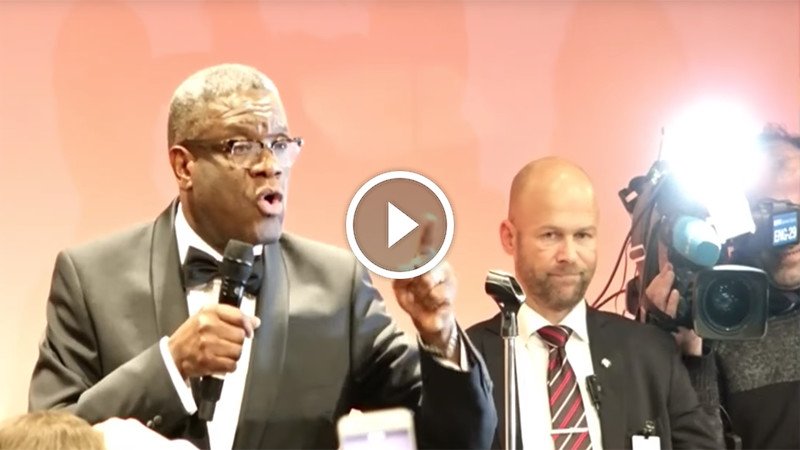 Message du Dr Mukwege aux artistes congolais. Fally Ipupa présent