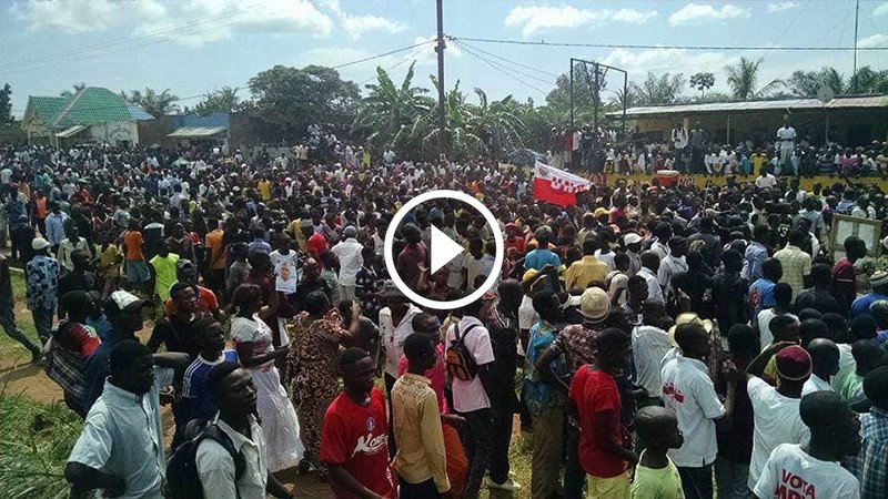 Suivez l’arrivée de Félix Tshisekedi à Tshikapa (Dimanche 16 décembre 2018)