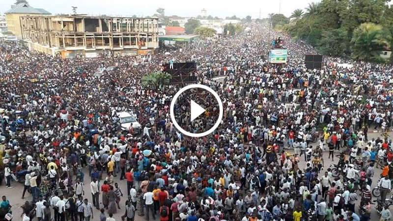 VIDEO. Félix Tshisekedi bien accueilli à Kananga VIDEO. Félix Tshisekedi bien accueilli à Kananga