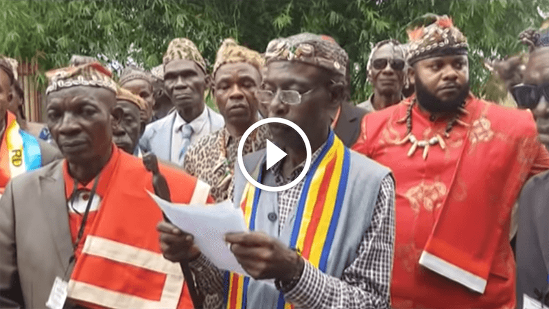 VIDEO. Ba chefs coutumiers na sima ya nouveau président de la RDC, Félix Tshisekedi