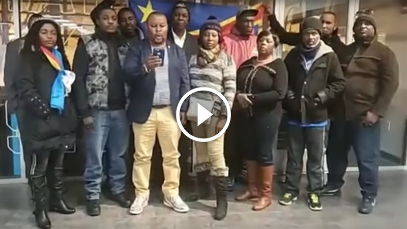 Suivez la déclaration de la Diaspora Congolaise des USA après le SIT-IN devant la Maison Blanche