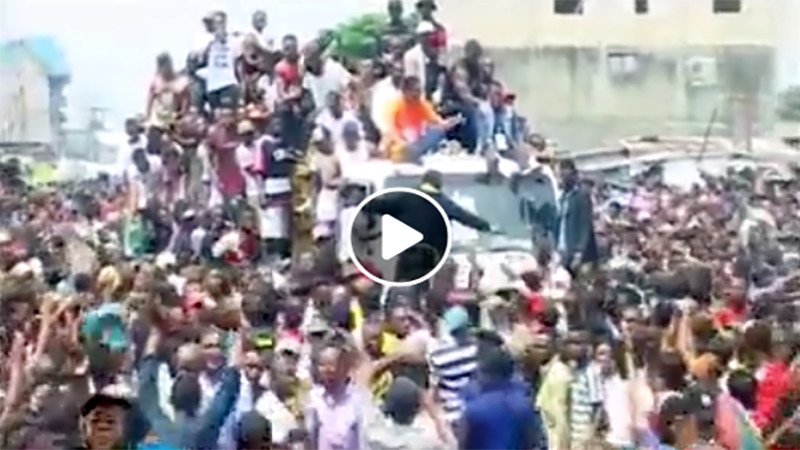 Le retour de Gecoco Mulumba à Kingabwa. Plein à craquer !