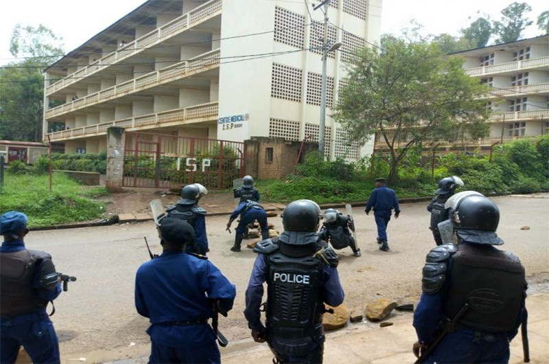 Bukavu : manifestations des étudiants à l’ISP Bukavu : manifestations des étudiants à l’ISP