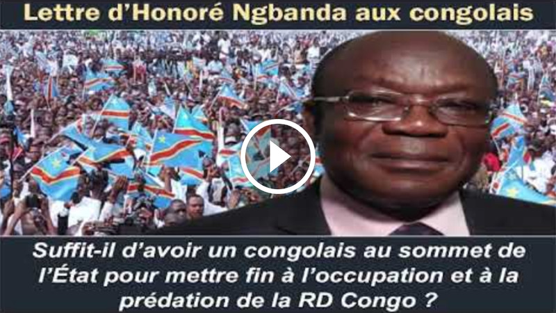 Flash : Lettre d’Honoré Ngbanda aux Congolais Flash : Lettre d’Honoré Ngbanda aux Congolais