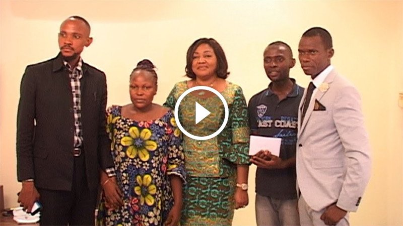 La première Dame de la RDC. Denise Nyakeru a reçu les familles de victimes de Ngaliema