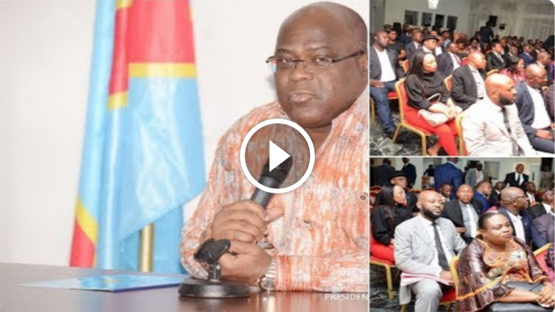 Rencontre entre le Président Félix Tshisekedi et la représentation de la diaspora congolaise Rencontre entre le Président Félix Tshisekedi et la représentation de la diaspora congolaise