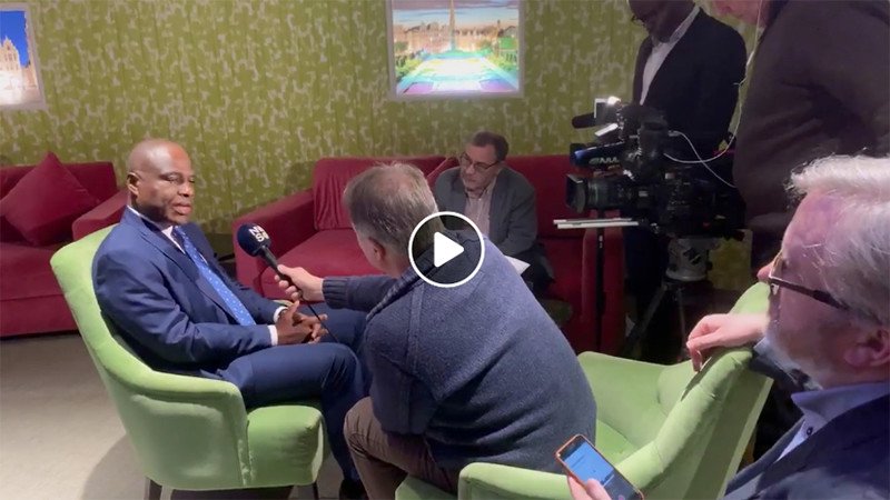 Martin Fayulu à l’Hôtel Hilton : Interview avec la Vrt (Belge)