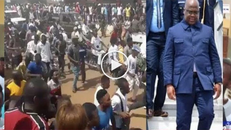 Arrivée de Félix Tshisekedi à Lubumbashi (Vidéo intégrale)