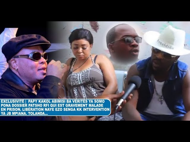 Papy Kakol et sa femme Linda, ex danseuse de Werrason face à la presse Papy Kakol et sa femme Linda, ex danseuse de Werrason face à la presse