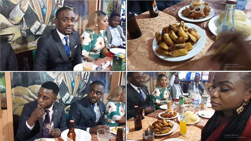 Mike Kalambay en mode famille, bazo dondwa na bango na restaurant Mike Kalambay en mode famille, bazo dondwa na bango na restaurant