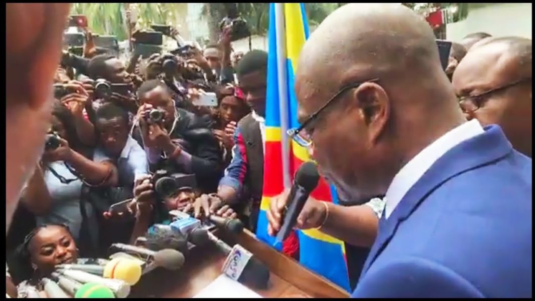 VIDEO. Conférence de presse de Martin Fayulu VIDEO. Conférence de presse de Martin Fayulu