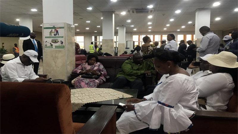 Fayulu, Muzito, Bazaiba et Diongo ont accueilli Bemba à Ndjili Fayulu, Muzito, Bazaiba et Diongo ont accueilli Bemba à Ndjili