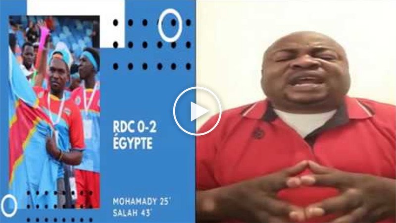 Vive réaction de Boketshu Wa Yambo après la défaite des Léopards de la RDC