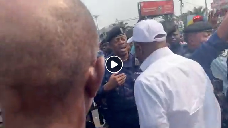 VIDEO – Marche Lamuka : Guerre entre Martin Fayulu et les policiers VIDEO – Marche Lamuka : Guerre entre Martin Fayulu et les policiers