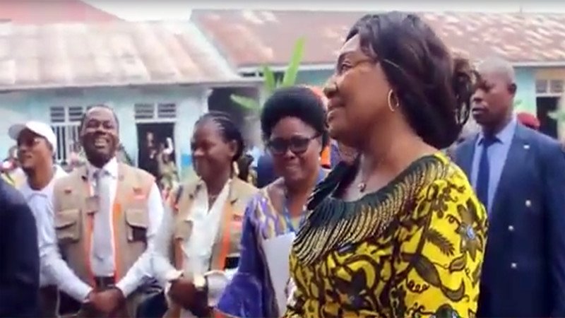 La première dame Denise Nyakeru Tshisekedi au chevet des malades à Goma