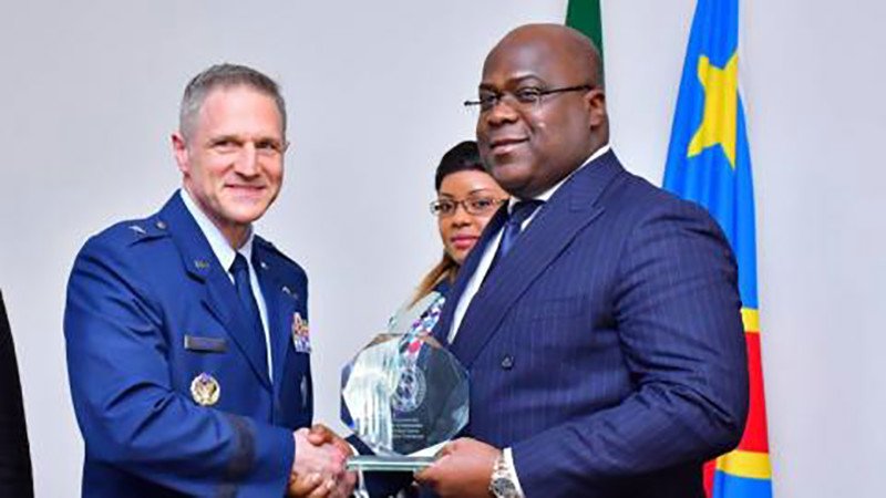 RDC : Le chef de l’État a reçu ce mardi une délégation des officiels militaires américains