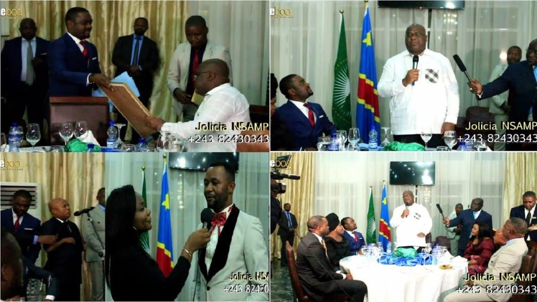 VIDEO. Félix Tshisekedi a reçu les chanteurs chrétiens