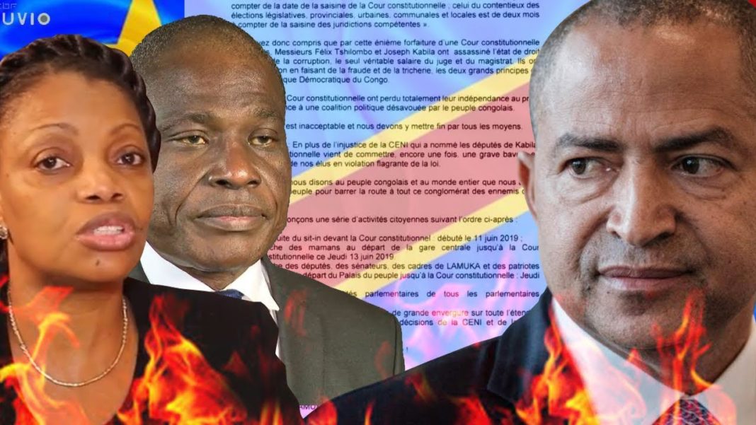 Infos du 13 juin 2019 : Lamuka c’est presque fini, la lettre qui divise Infos du 13 juin 2019 : Lamuka c’est presque fini, la lettre qui divise