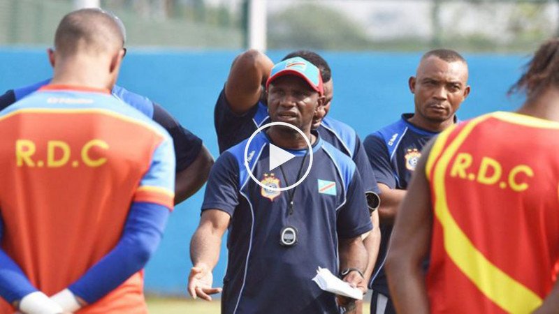 CAN 2019 : RDC vs Madagascar. Florent Ibenge très concentré