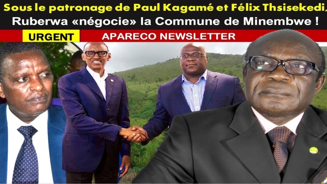 Honore Ngbanda : Sous le Haut Patronage de Kagame et Félix Tshisekedi, Ruberwa « Négocie » la Commune de Minembwe ! Honore Ngbanda : Sous le Haut Patronage de Kagame et Félix Tshisekedi, Ruberwa « Négocie » la Commune de Minembwe !