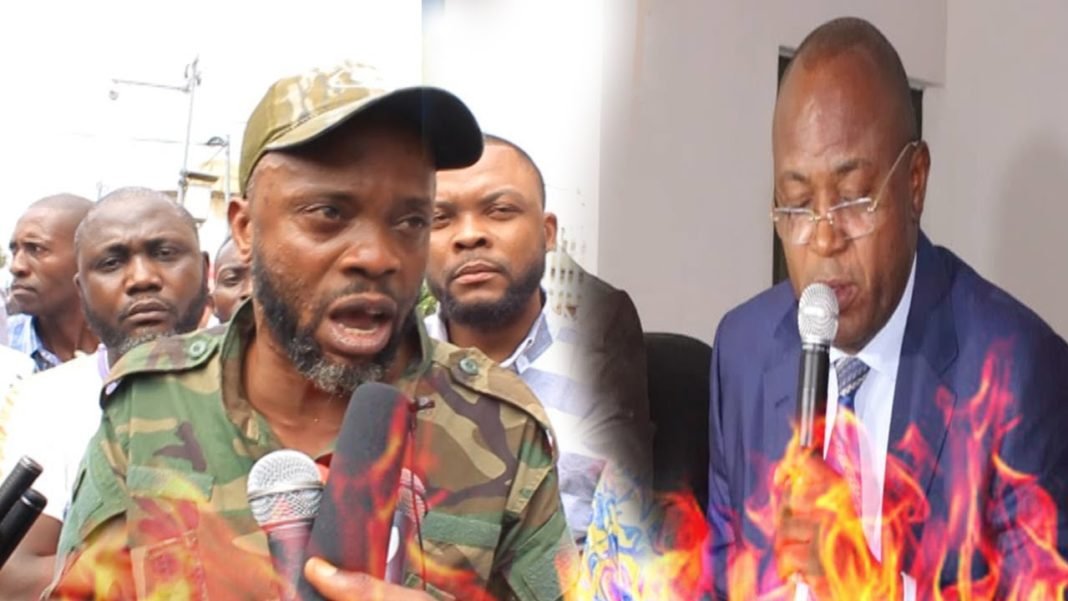 Fils Mukoko a déposé sa notification à Gentiny Ngobila : Marche contre le gouvernement