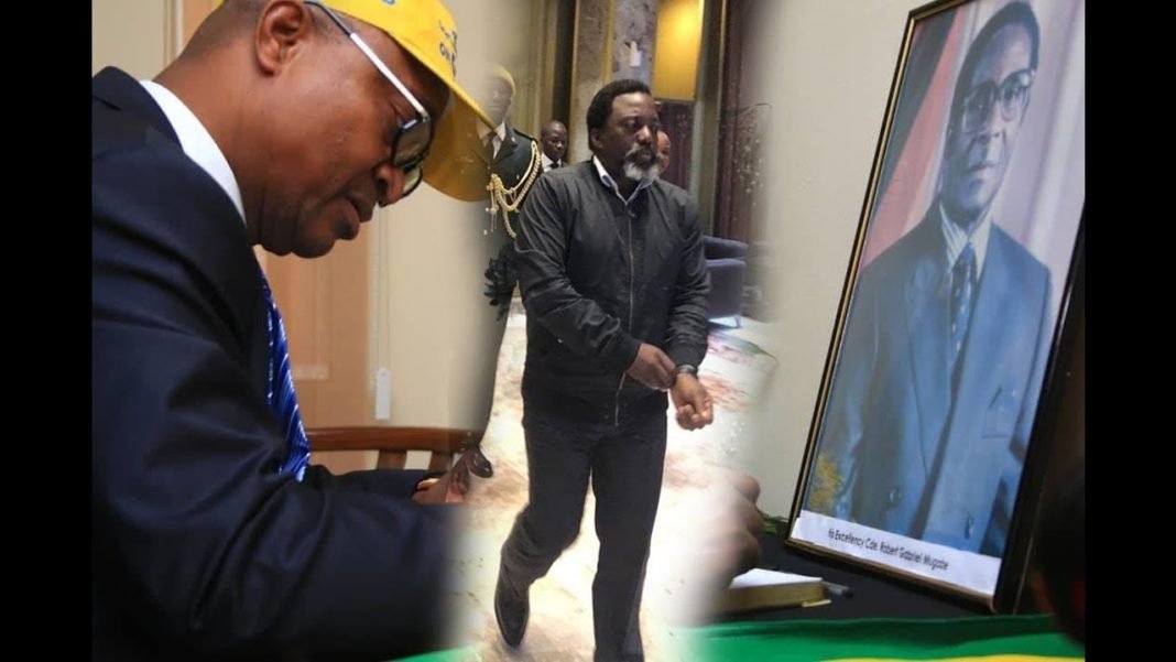 Kabila et ses amis du FCC ont rendu hommage à Robert Mugabe