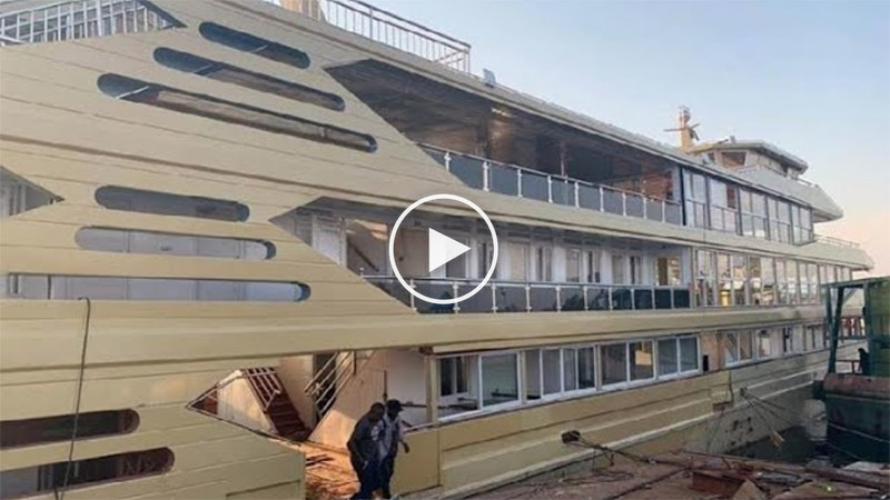 Lancement du nouveau bateau Emmanuel 4: le savoir-faire congolais Lancement du nouveau bateau Emmanuel 4: le savoir-faire congolais