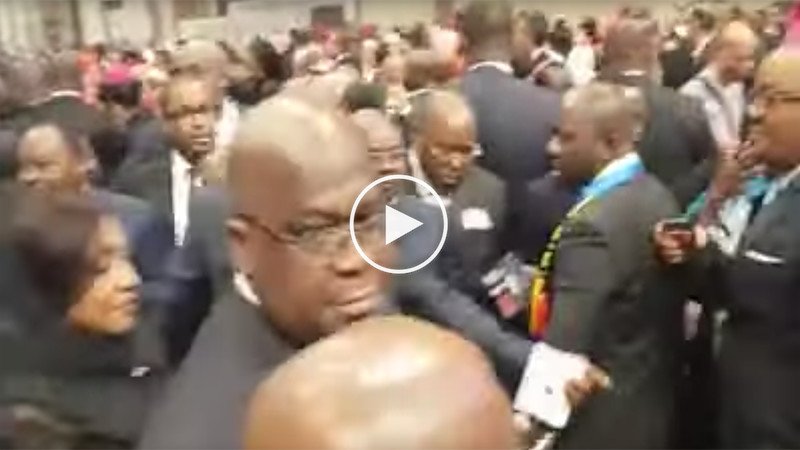 En image : Son excellence Chef de l’Etat Félix Tshisekedi ce samedi à Rome