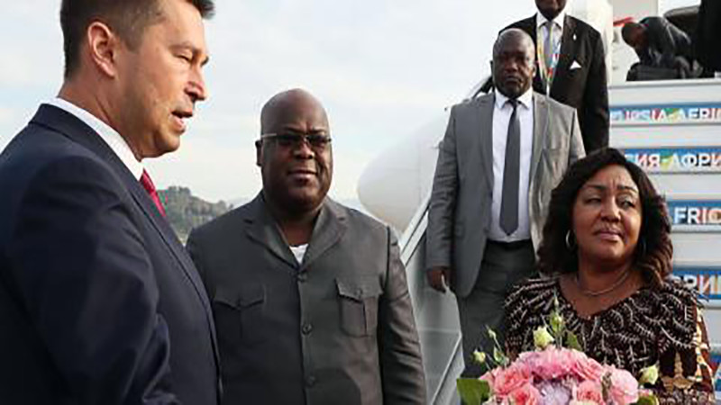 Sommet Russie-Afrique : Félix Tshisekedi est arrivé à Sotchi Sommet Russie-Afrique : Félix Tshisekedi est arrivé à Sotchi