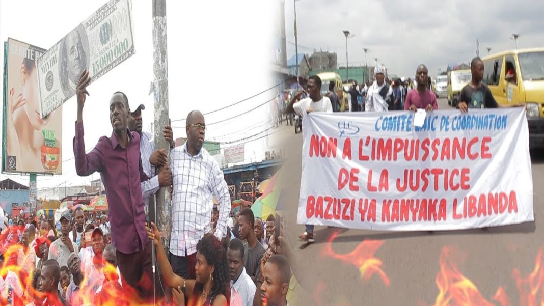 Quand Lamuka s’accapare de la marche du CLC et chante au nom de Fayulu Quand Lamuka s’accapare de la marche du CLC et chante au nom de Fayulu