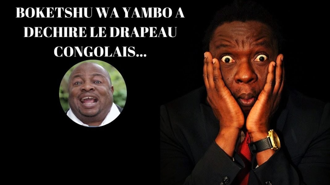 Boketshu Wa Yambo explique pourquoi a-t-il déchiré le drapeau congolais